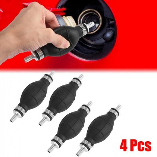 4pcs 8mm Fuel Transfer Vacuum Fuel Line Marine Boats Hand Primer Bulb Fuel Pump