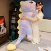 Jolis Peluches Géantes Dinosaure Jouets Super Doux Oreiller de Lit Coussin Rempli Entièrement Animal Bébé Cadeau de Noël Anniversaire Pour Filles