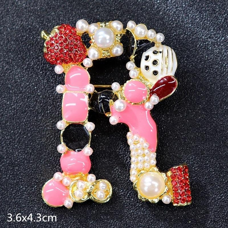 Genuine Professional Amasht Brooch Retro High-end Temperament Luxury Pearl Diamond Pin Women's Suit and Accessories