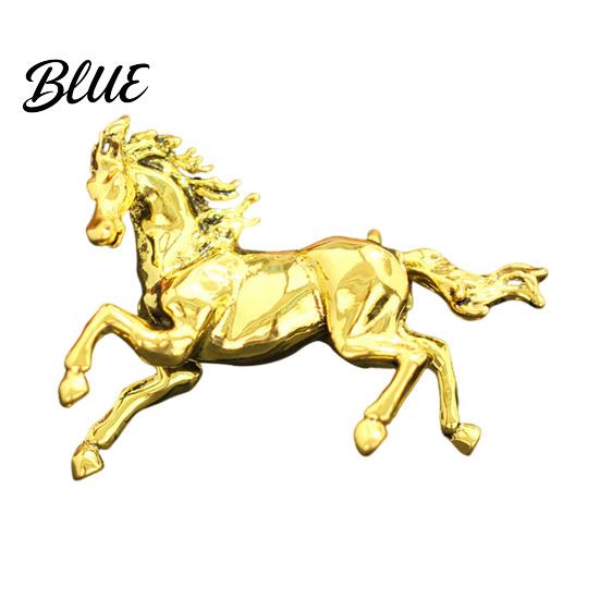 Romantic Horse Brooch Pin Retro Enamel Design Badge Clothes Equine-inspired