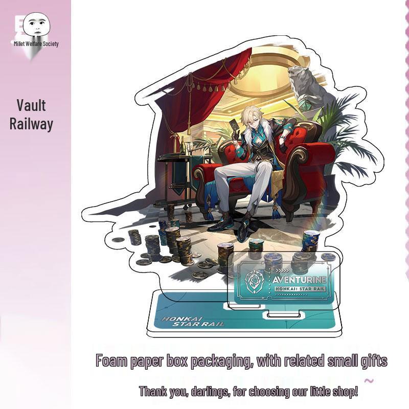 miHoYo Star Rail Firefly Dan Heng Luna Figurine Set: Acheron, Aventurine, Kafka, Silver Wolf, Jingliu, Xueyi Standees