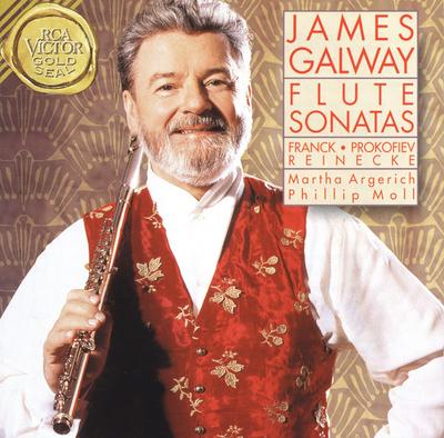 CD JAMES GALWAY, MARTHA ARGERICH, PHIL - James Galway Plays Flute Sonatas 09026616152 RCA Victor Gold 1997 US Classical Used
