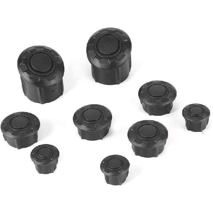 Motorcycle Frame Hole Cover, Akozon ABS Frame Hole Cover Swing Arm Plug Motorcycle Accessories Fit for R1250GS 2019?2020