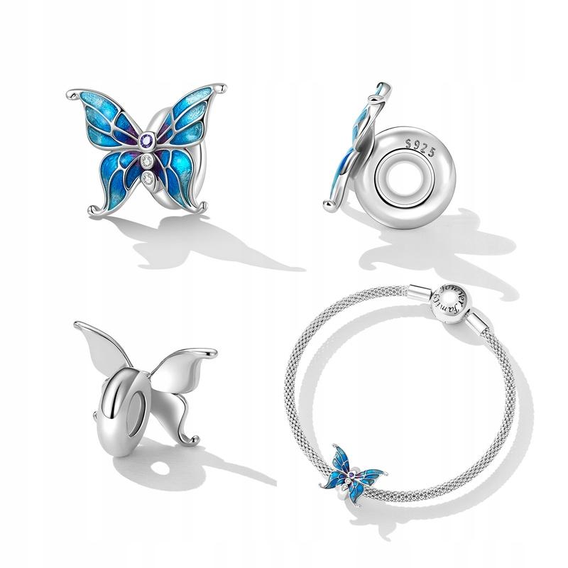 Charms Do Pandora Stoper Motyl Zawieszka Charms Srebro 925
