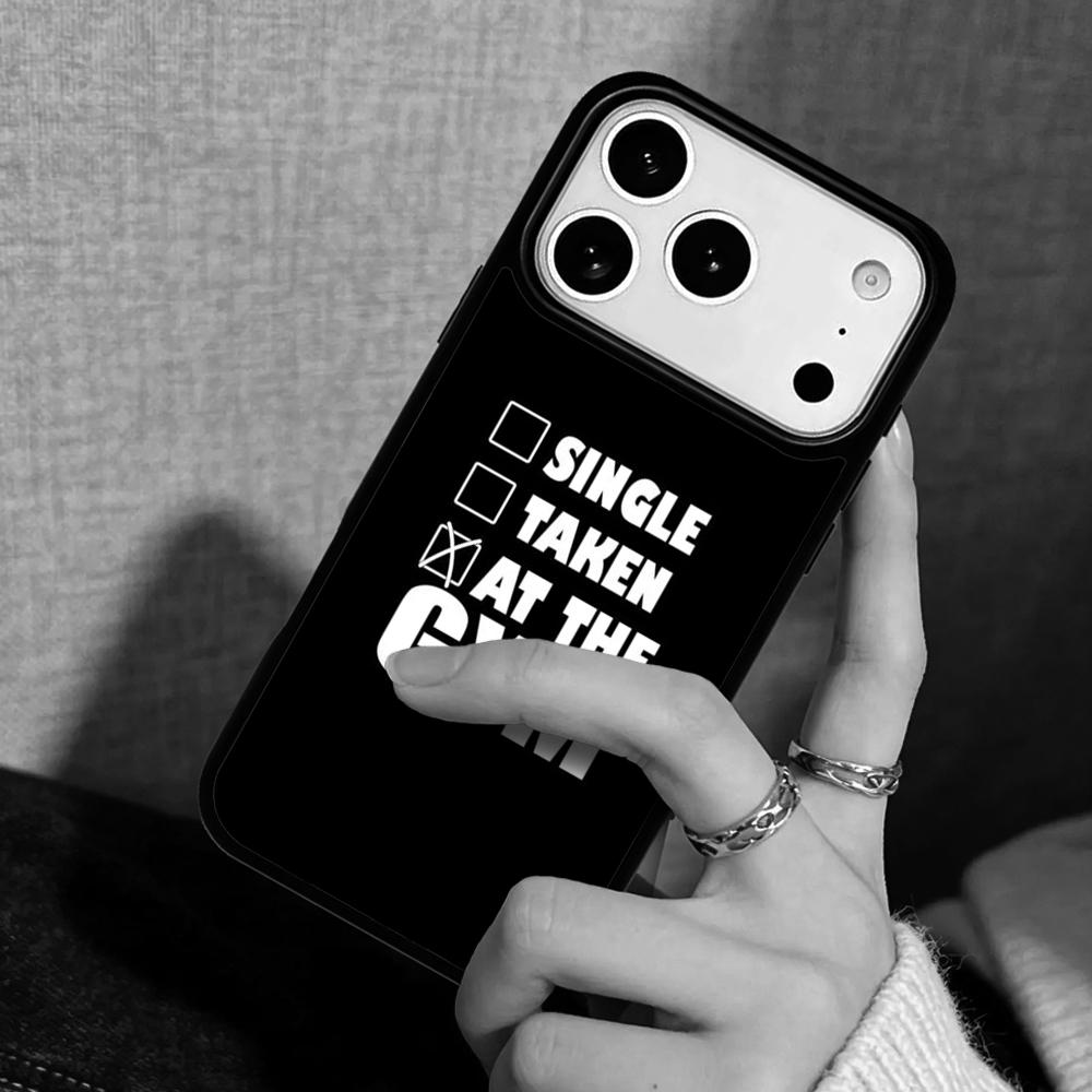 Capa Case for iPhone 17 Air 16 Pro Max 15 Plus 11 13 Mini 14 12 Back Phone Cover Motivational Gym Fitness Quotes