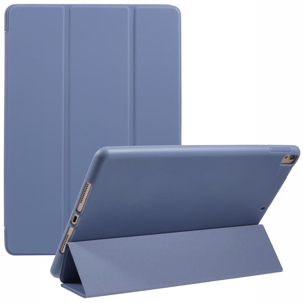 For iPad 10.2 (2021)/(2019)/(2020)/Pro 10.5-inch (2017) Case Tri-Fold Stand PU Leather+TPU Tablet Cover