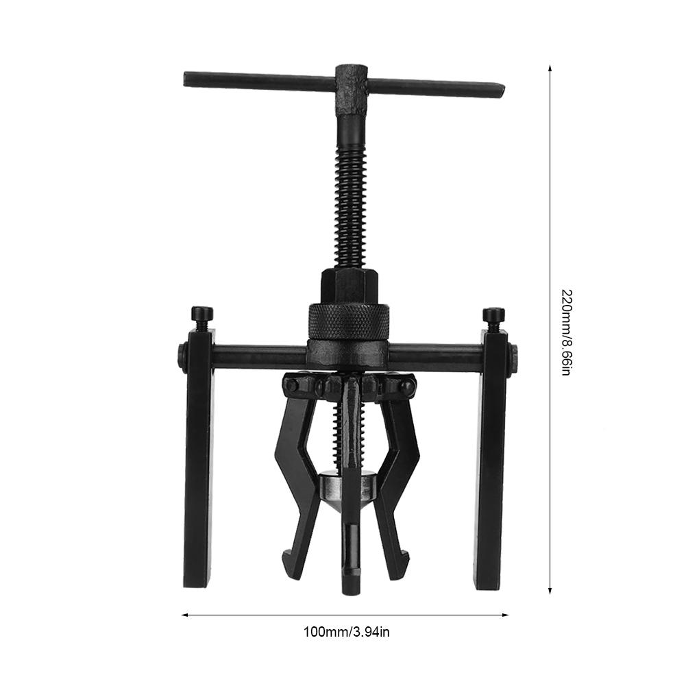 Three Jaw Type Bearing Puller Gear Extractor Automotive Machine Removal Separate Tool Kit