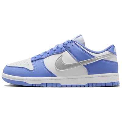 Dunk Low Next Nature Royal Pulse Damen-Sneakers Blau Weiß Metallic-Silber DD1873-402
