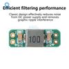 DC 50V 3A LC Power Filter Module Anti-Interference Noise Suppressor for Video Signal Transmission Ripple Interference Filter