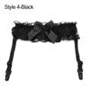 1 Set Sexy Women Lace Garter Top Stockings Socks and Suspender Garter Belt Lady Fashion Solid Thigh-Highs Stocking Set