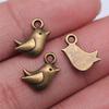 Colgante de Pájaro Multicolor de 20 Piezas Charm para Joyería Hecha a Mano DIY Pendientes Colgantes Accesorios para Collar Pulsera 11x 8mm
