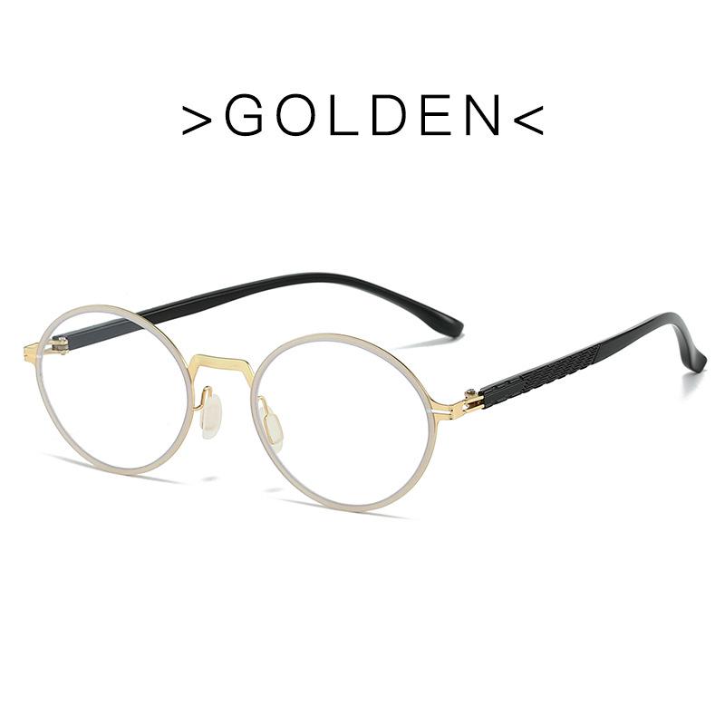 

Blue light clear glasses Classic Business Square Frame Men Women TR Metal Ultra-Light Anti Transparent Lens Optical Eyeglasses золотистый