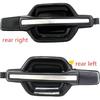 Exterior Door Handle Set Exterior Outside Door Handle/Fit for Mitsubishi Montero 2001-2006 Pajero 1999 5716A359XA MR970425 Chrome Black(Front Left