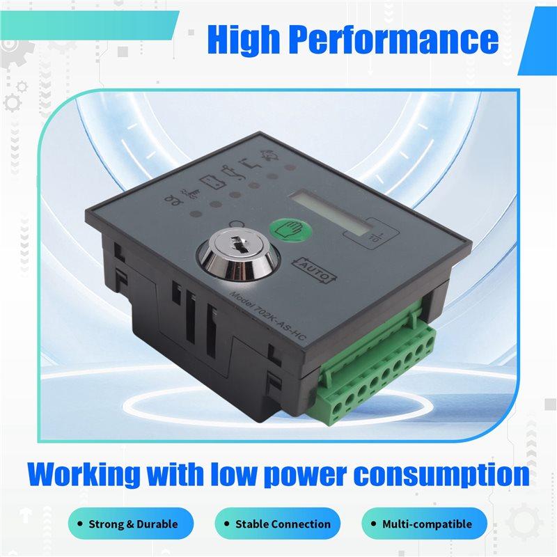BAAU 702AS Generator Controller Automatic Start With Keys Replace DSE702AS DSE702