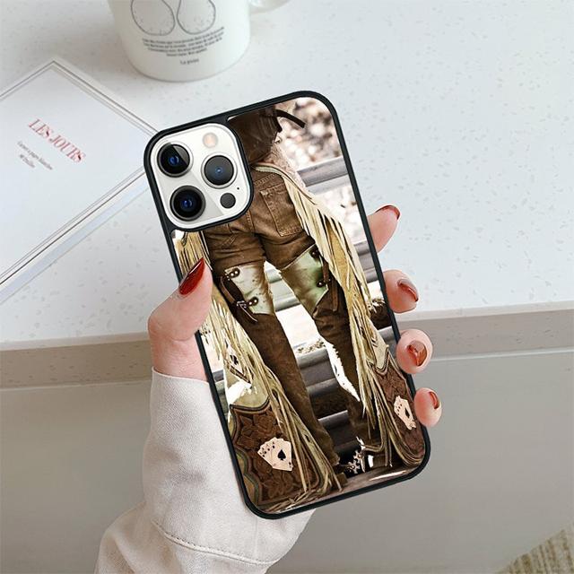 Rodeo Cowboy Lasso Phone Case For iPhone 17 Air 14 15 16 16e 13 12 Max Cover For Apple 14 15 16 16e 11 Pro Max Plus Coque
