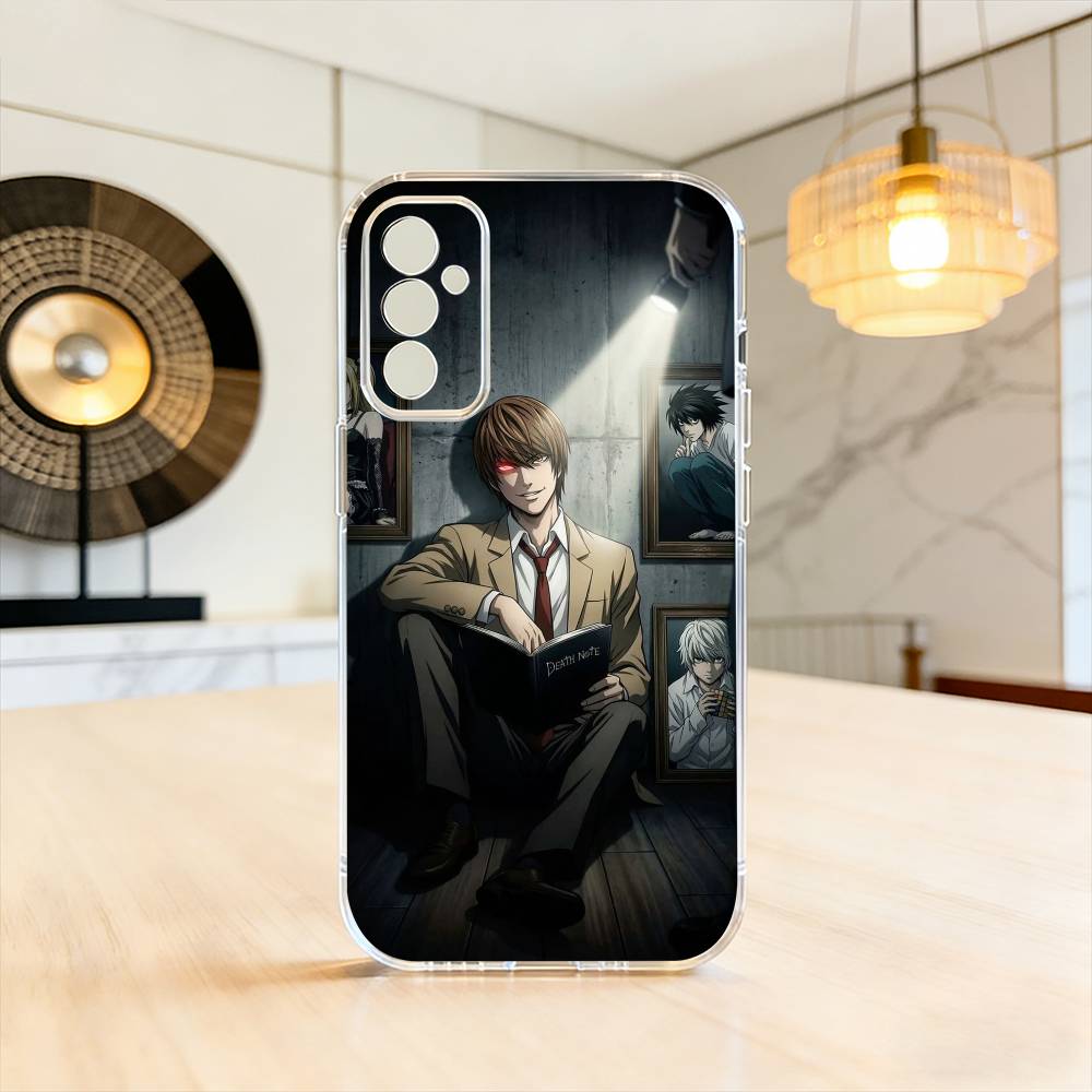 Death Note Kira Yagami Dark Anime Phone Case Transparent Silicone Soft For SamsungA10,12,20,21S,30,31,40,50,51,52,70,71