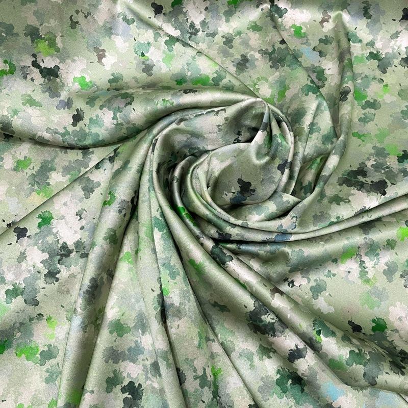 19mm 108cm Print Silk Fabric Stretch  High Quality  Fabrics for Clothing Silk