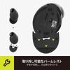 DELUX Wireless Ergonomic Silent Vertical Detachable Wrist 6 for Carpal Tunnel Wrist and Hand for Plus Mouse, 2.4G Mouse, Rest, 800/1000/1600 DPI,