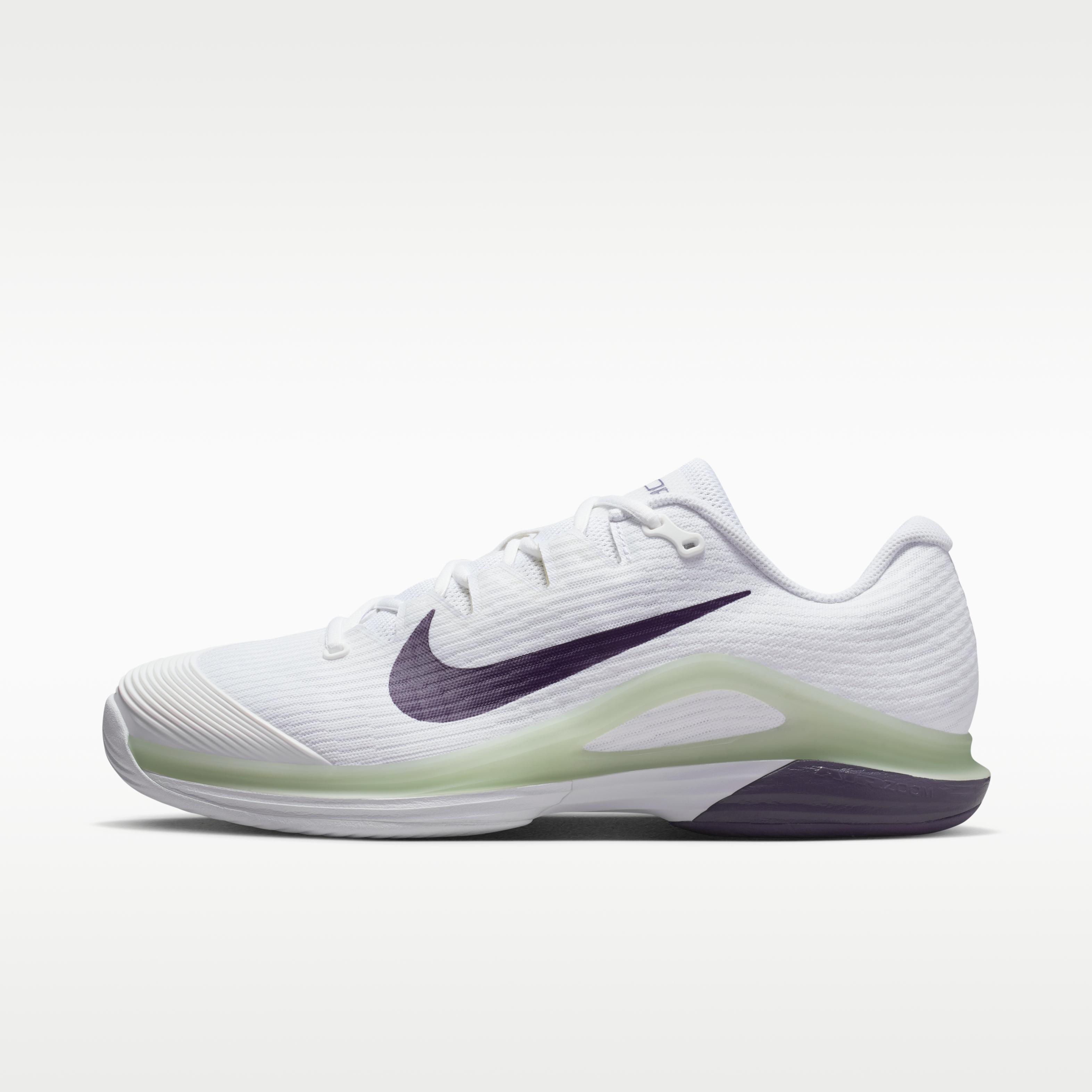 Nike Court Air Zoom Vapor 12 HC Белый Вольт Темный Изюм 40