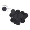 20PCS Non-sticky Black Rubber Grips for Guitar Picks Stop Dropping  Pick Pads Round Gasket Hand Holder 2mm Thickness