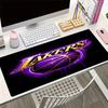 Lakers Theme Mouse Pad, Non Slip Rubber Base, Multifunctional Office & Home Decor, Perfect for Workspace Personalization.