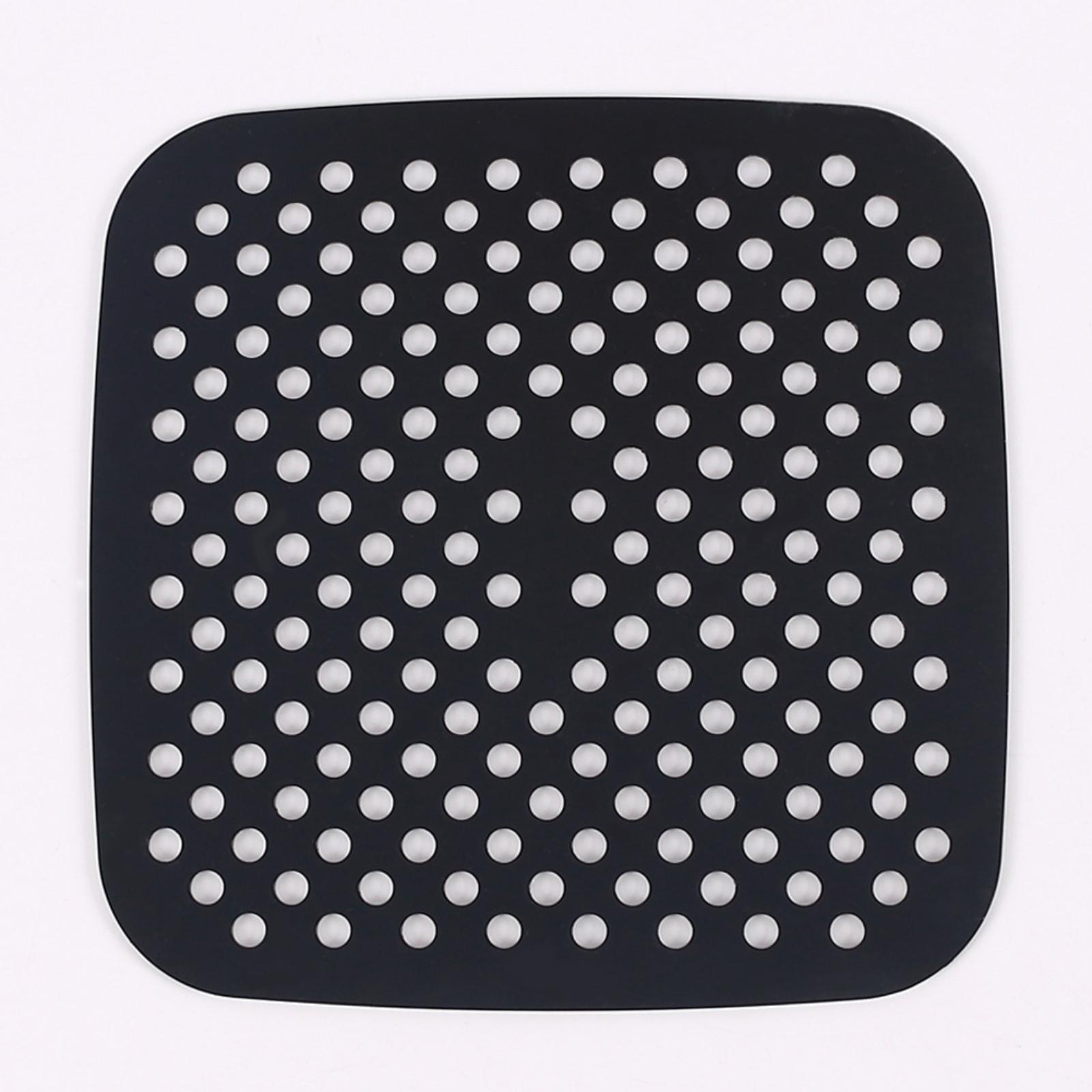 

Многоразовые силиконовые коврики для корзины фритюрницы-аэрогриля, аксессуары чёрный