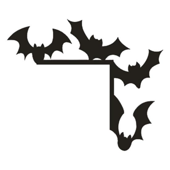 Halloween-Türaufsatz aus Metall, einzigartig, Fledermaus, Kürbis, Hexe, Katze, Tür-Eckschild, Heimdekoration für Türecke, Fensterecke