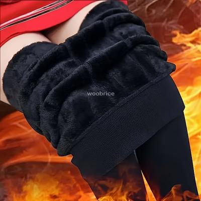 Thickened Mesh Waist Warm Tights Pantyhose 80/200/300G Lined Thermal Tights For Women Soft Stretchy Winter Pantyhose