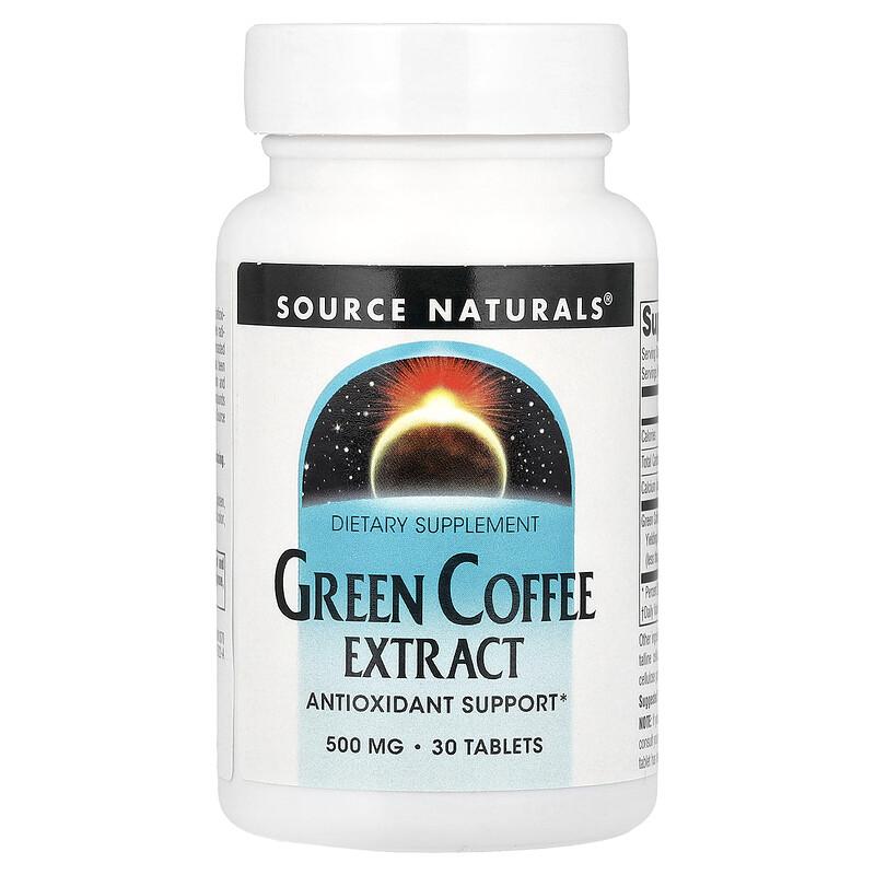 Green Coffee Extract, 30 Tablets (500 Mg Per Tablet)