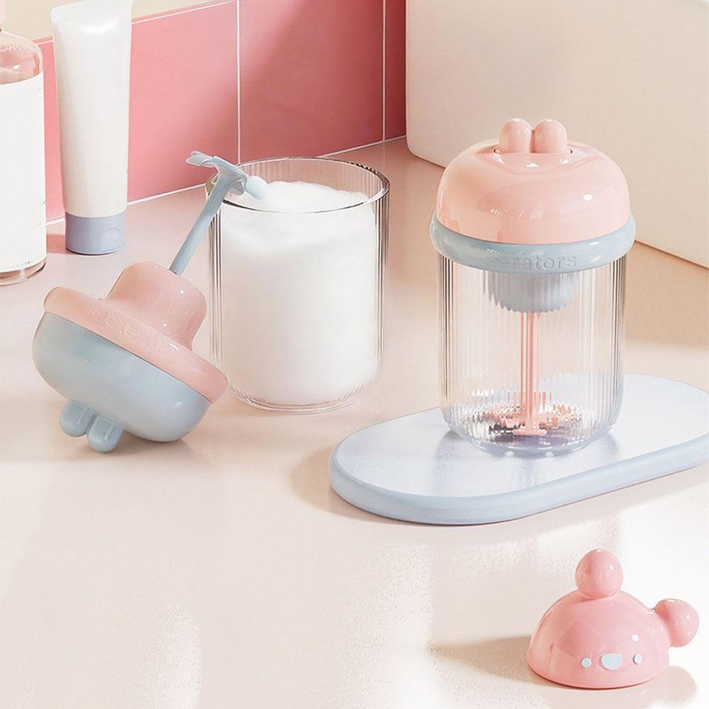 Battery-powered Electric Foam Maker Cute Rabbit Shaped Cartoon Foamer Machine  Travel Friendly