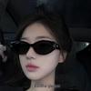 Korean Style Cat Eye Sunglasses - Small Frame, High-End, Anti-UV, Face Slimming, Versatile Sun Protection, Perfect for Driving.
