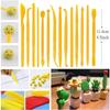 14Pcs/Set Plastic Clay Sculpting Set Wax Carving Pottery Tools Carving Sculpture Shaper Polymer Modeling Clay Tools
