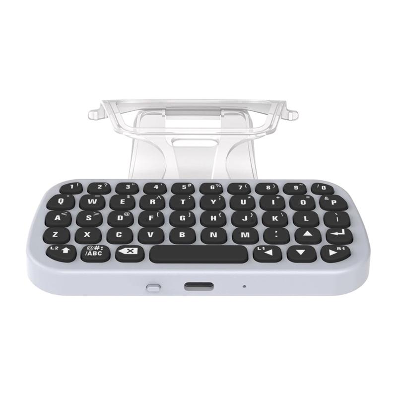 

Wireless Keyboard for Controller Bluetooth-compatible Chatpad Message Game Keyboard Keypad for Console