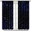 Set Of 2 Jit Starry Sky Design Curtains Polyester Drapes Living Room Bedroom Window Decor Home Darkening Made Area Treatment
