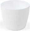 Magnolia White Plastic Pot 30 Cm