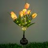 LED Lights Solar Garden Lights 7 Head Tulip Flower Solar Tulip Flower Lights  Balcony