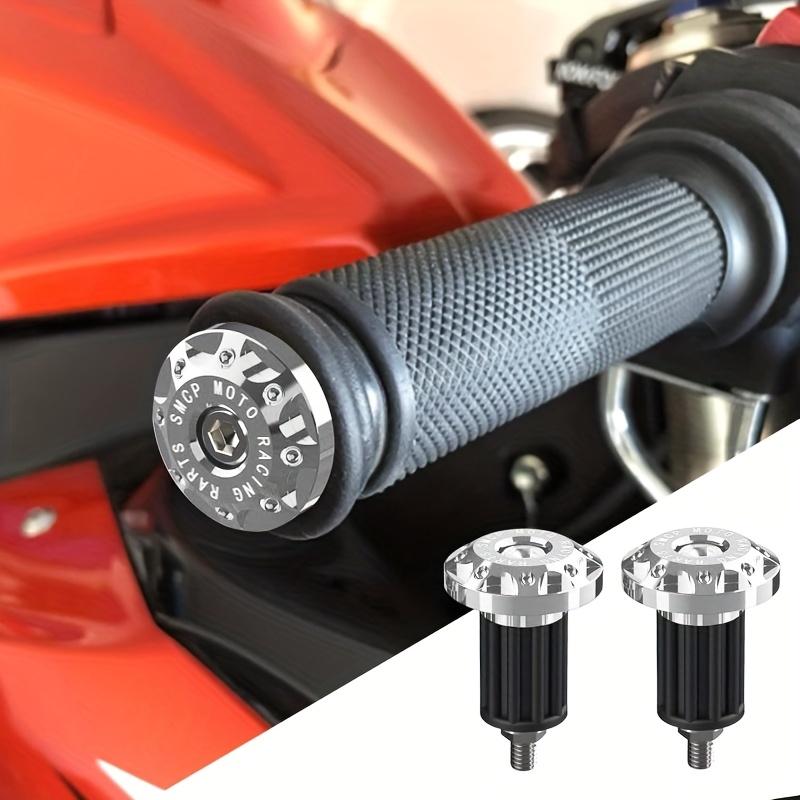 2pcs Universal Motorcycle Bar End Cap CNC Full Alloy for Handle Grip Motor Handlebar End Motorcycle Decoration Handle Plug Grip Stop