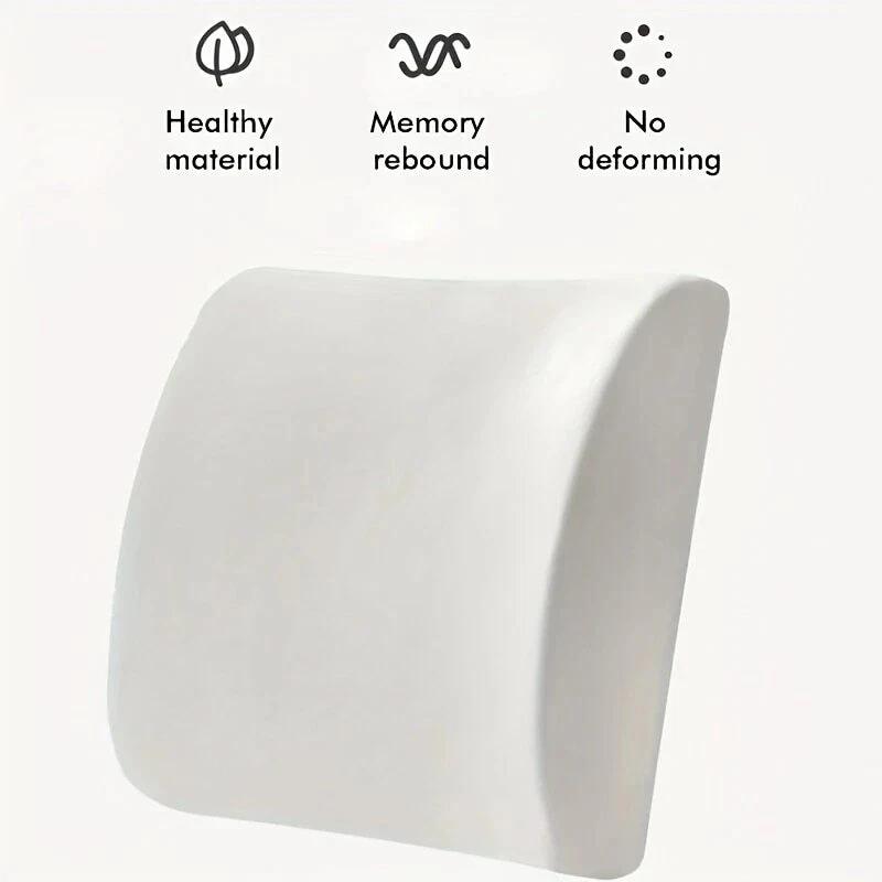 Car Lumbar Support Cushion 3-Color Breathable Memory Foam Lumbar Pillow Is For Car Office Chair Lumbar Support To Relieve Ppain