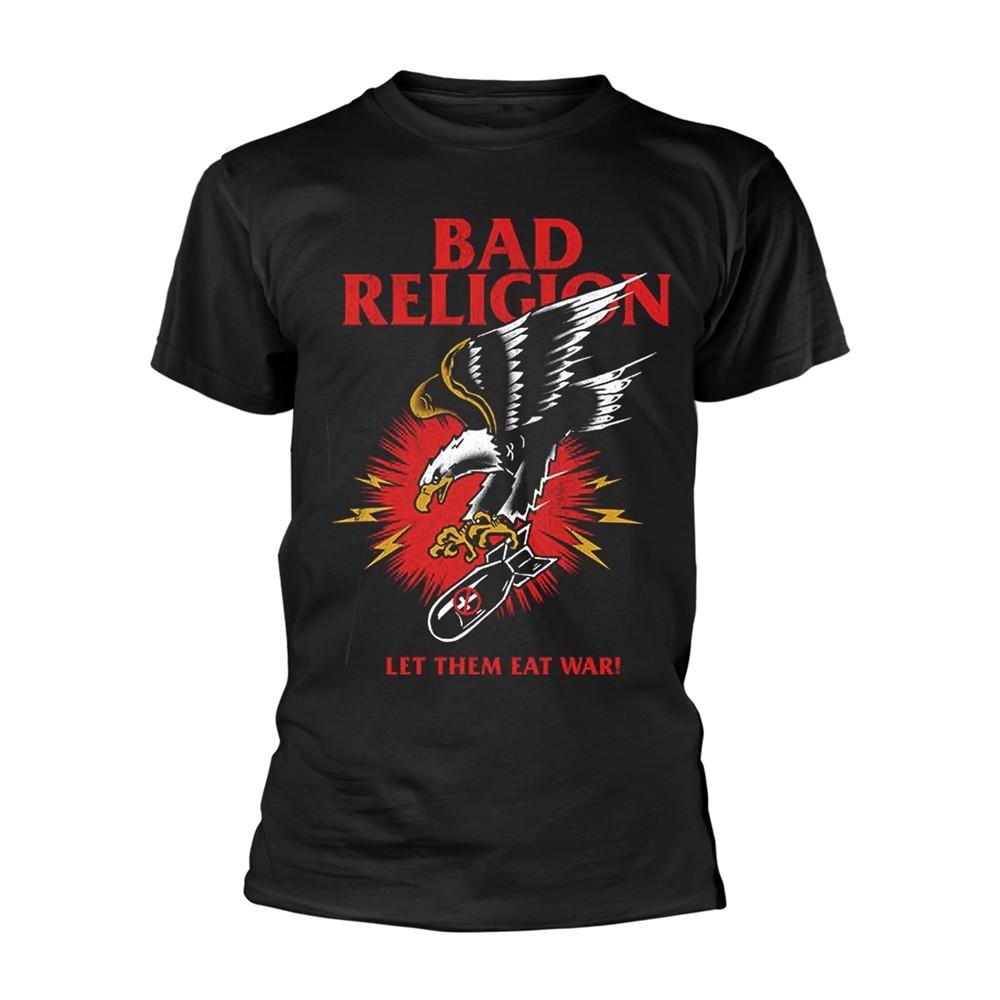 BAD RELIGION - BOMBER EAGLE BLACK T-Shirt Small S