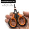 1PC Carp Fishing Barid Scissor Serrated Cutting Edge Braid Line Scissor Stainless Steel Scissors Carp Fishing Tool Equipment