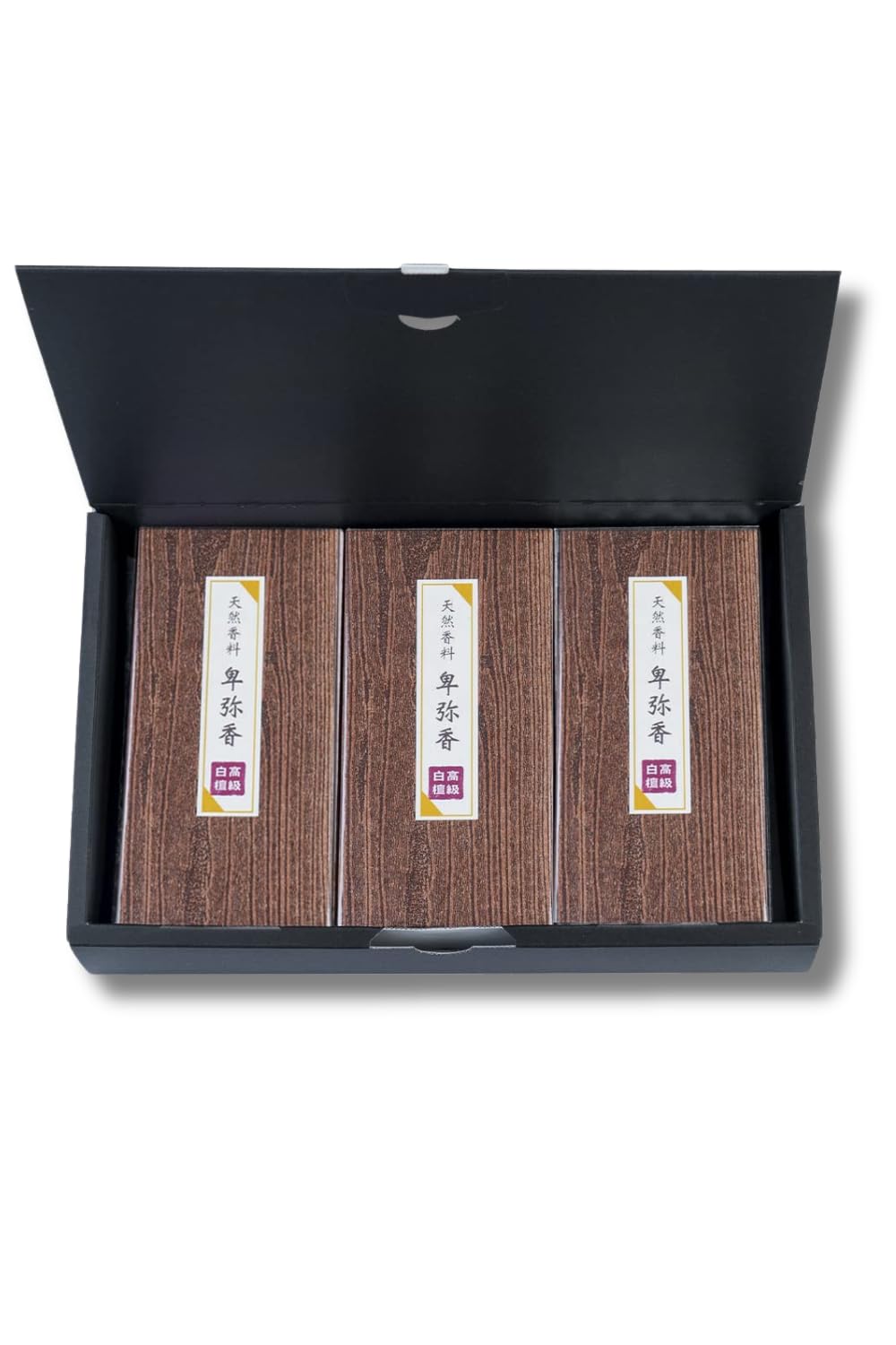 

Himiko Incense [Supervised by an Aromatherapist] Premium Sandalwood Incense, 80g (Set of 3), Gift, 100% Natural Fragrance, Made in Japan, Premium