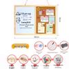 Self-Adhesive Magnetic Cork Wall Board for Photos and Messages