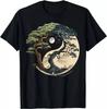 Yin Yang Tree of Life On Buddhist Bonsai Tree Gift Tee