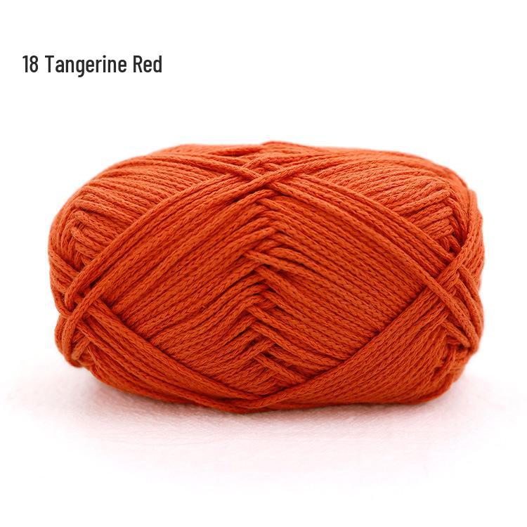 Xue Feier Suxin 2mm Round Hollow Pure Cotton Crochet Yarn for DIY Knitting