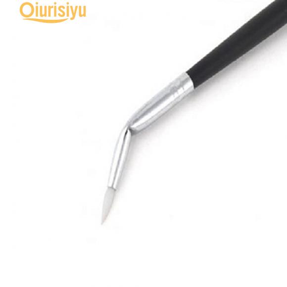 Cosmetic Angled Tip Elbowed Eye Liner Eyeliner Brush Makeup Health & Beauty