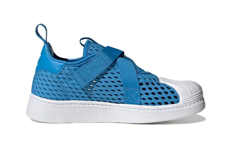 Kids' Sneakers Adidas Originals 360 CF C Low top Kids' Skateboarding Shoes White Blue Children Aged 3 7 Years