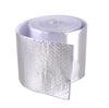 5PCS 2"x5Meter Aluminum Reinforced Tape Adhesive Backed Heat Shield Resistant Wrap Intake Silver