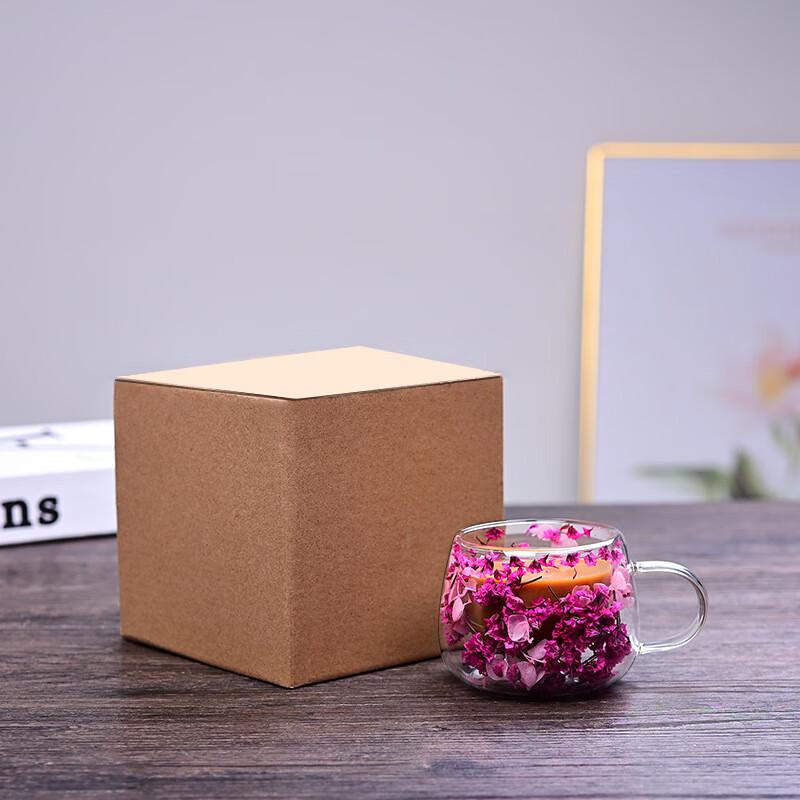 

Pink Glass Coffee Mug Set