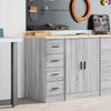 VidaXL Armoire de rangement de garage sonoma gris 30x51x85 cm bois pin, armoire, armoire à outils, armoire basse, armoire de 860585