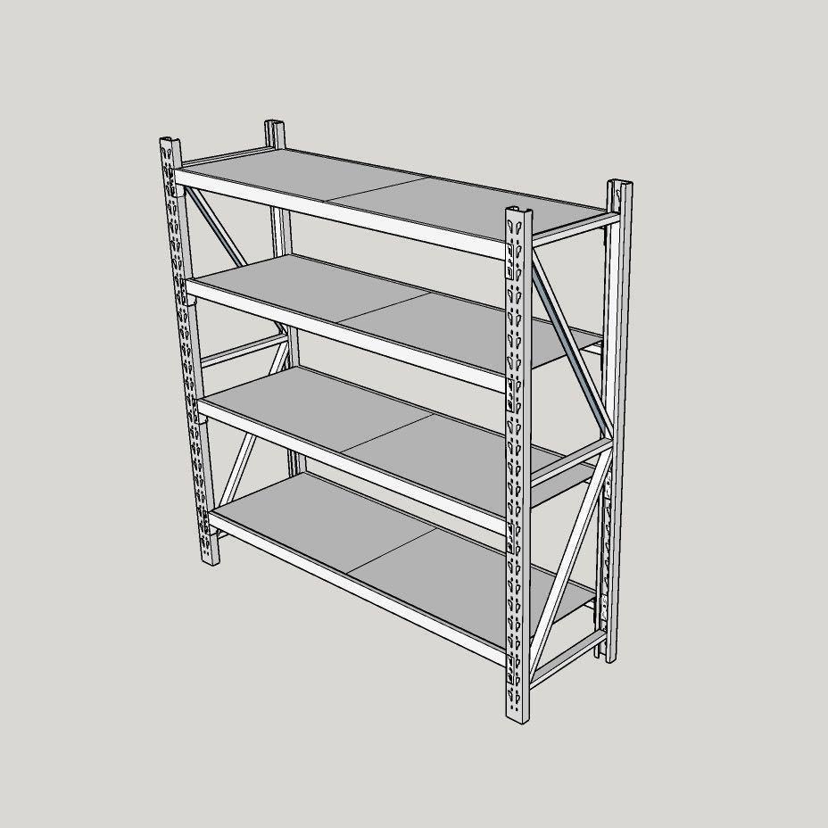 Multi-Layer Floor-Standing Iron Storage Racks for Home, Balcony, and Warehouse Display